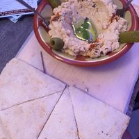 Hummus plate at Hajde in Budva