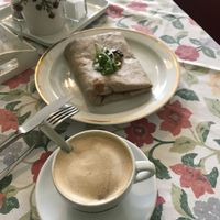 Super cool tasty pancakes and coffee (vegan) at Ferova Palacinkarna in Hradec Kralove