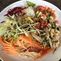   at Wonderland Healing Center Vegan Buffet in Koh Phangan