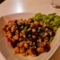 Spicy beans 😋 at Barefood Bangkok in Bangkok