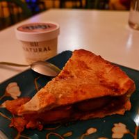 Apple & cinnamon pie with Hebe ice-cream at Barefood Bangkok in Bangkok