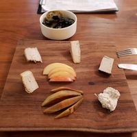 The cheese plate at Barefood Bangkok in Bangkok