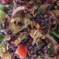 Rice meal (less rice more green) - simply beautiful  at Barefood Bangkok in Bangkok