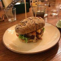 Burger 💛 at Barefood Bangkok in Bangkok