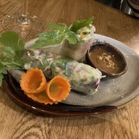 Summer rolls with tofu and veggies.  at Chay Long in Berlin