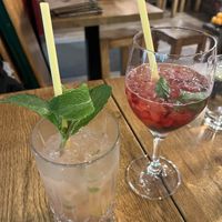 Cocktails; Guave Mojito and Lilet Berry  at Chay Long in Berlin