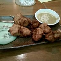 Samay with peanut sauce (starter) at Chay Long in Berlin