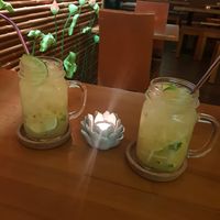 Pineapple lychee mocktail at Chay Long in Berlin