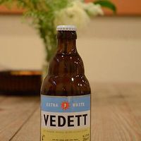 White beer at Oso-zai Cafe Vegebon in Tokyo