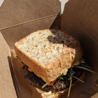 Mushroom slider at Bloom Bake Shop in Madison