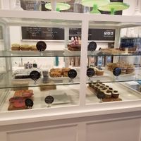 Vegan & gluten-free section of the bakery case at Bloom Bake Shop in Madison