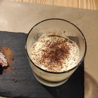 Tiramisú at Mapa Verde in San Sebastian
