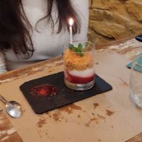 Tarta de queso at Mapa Verde in San Sebastian