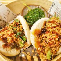 Pan bao at Mapa Verde in San Sebastian