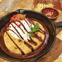 Postre de chocolate at Mapa Verde in San Sebastian