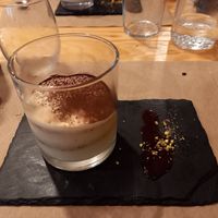 Tiramisú receta Landare. at Mapa Verde in San Sebastian