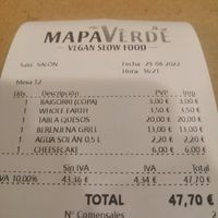 Cuenta at Mapa Verde in San Sebastian