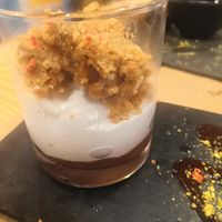 Tarta de queso. Sí o sí hay que probarla at Mapa Verde in San Sebastian