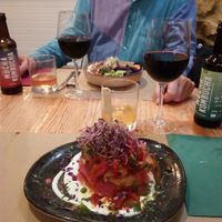 Nuestros platos principales - our main dishes at Mapa Verde in San Sebastian