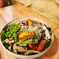 Ensalada at Mapa Verde in San Sebastian