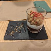 Cheesecake at Mapa Verde in San Sebastian