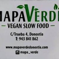 Tarxeta de visita at Mapa Verde in San Sebastian