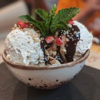 Mouse de bolachas at Mapa Verde in San Sebastian