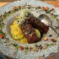 Bbq jackfruit  at Mapa Verde in San Sebastian