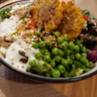 Buddha Bowl at Mapa Verde in San Sebastian