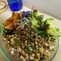 Buda Bowl Garbanzo at Mapa Verde in San Sebastian