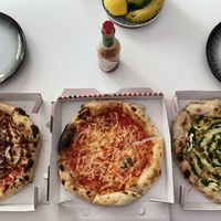 Pizza  at Zerostress Pizza - Friedrichshain in Berlin