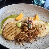 Celery Steak at Sjavarborg Restaurant in Hvammstangi