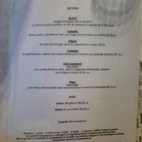 Menù at VgOloso in Venice