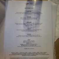 Menù at VgOloso in Venice