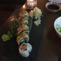 Zucchini rolls. Yammy at East  in Stockholm