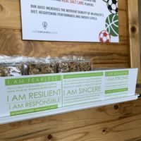 Interior at Just Organic Juice in Draper