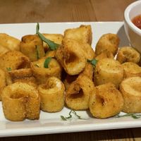 Fried "calamari"  at The Couch Tomato  in Manayunk