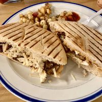 Beyond Breakfast Sandwich with Sliced Mushrooms   at FarmHand Kchn in St Augustine