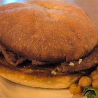 Vegan datil burger at FarmHand Kchn in St Augustine