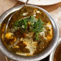 Palak tofu at Vegorama in Applecross