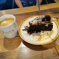 Peanut butter chocolate cake at Rosenberg in Potsdam