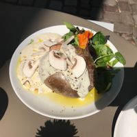 Very tasting dishes like baked potatoes ect at Rosenberg in Potsdam