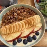 Granola bowl with vanilla yogurt  at Rosenberg in Potsdam