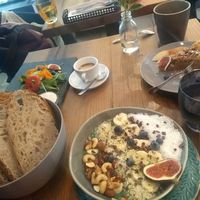 Some breakfast options at Rosenberg in Potsdam