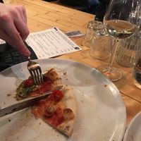 Veganissimo pizza slice at Sitko Pizza & Bar in Tampere