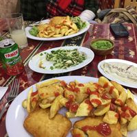 Our spread at Shakey Shakey.  at Shakey Shakey in Ramsgate