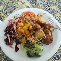 Sunday daily variation ... at Govinda Restaurante e Pizzaria Vegetariana in Porto Alegre