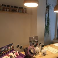 desk at Vegere Vegan Beauty in Barcelona