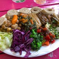 Lunch at Ethiopiques - Boiler House in East London