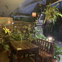 Cute outdoor seating   at Rad Rabbit in Chiang Mai